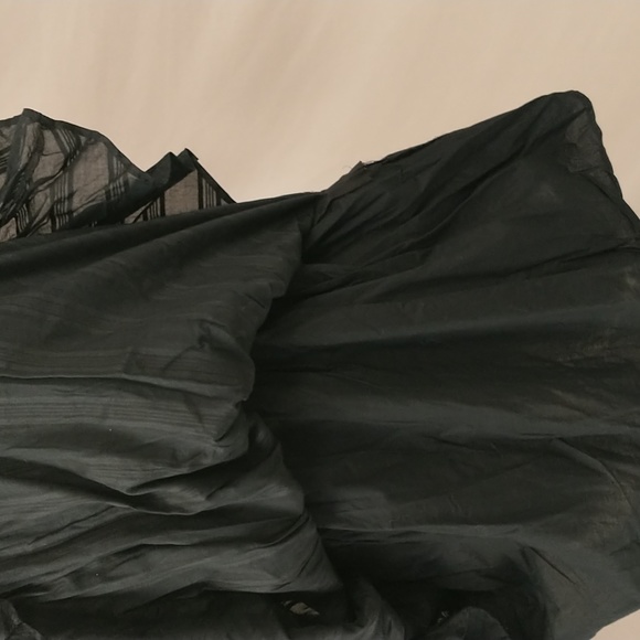 Summer Black Cotton Short Dress & Cute Flirty Cool & Comfortable Style Sz M fit6 - Picture 9 of 10